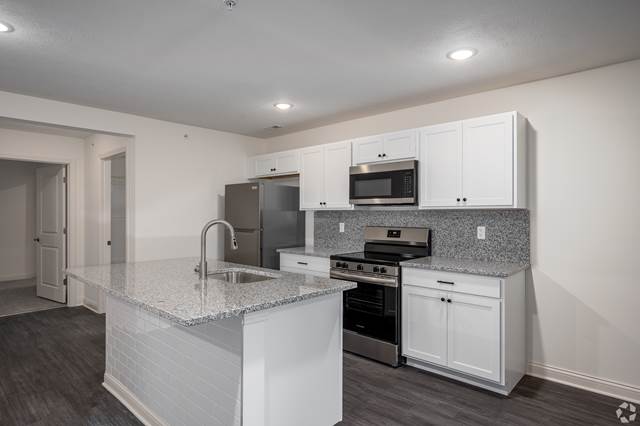 1-bedroom apartment at Compass Flats Apartments in Lafayette, IN